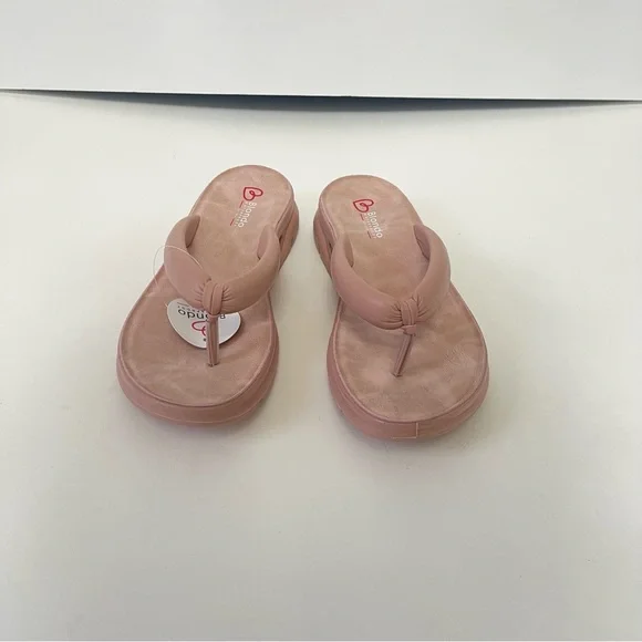 Blondo Abigail Flip Flop Sandal In Blush Color - New In Box - Size 8.5 - Picture 5 of 13